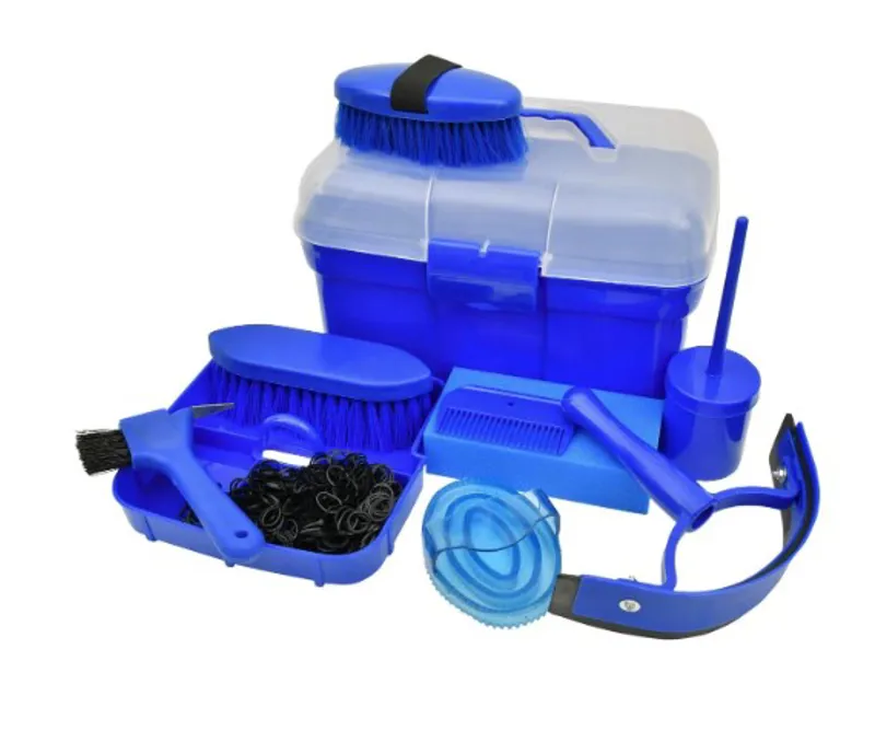 Roma Ultimate 10 Piece Grooming Kit Blue